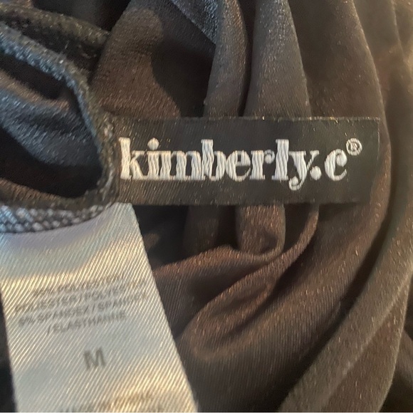 Kimberly Elegant Black Sleeveless jumpsuit tie in back elastic waist size Med. - Picture 6 of 7